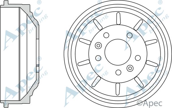 APEC BRAKING Тормозной барабан DRM9962